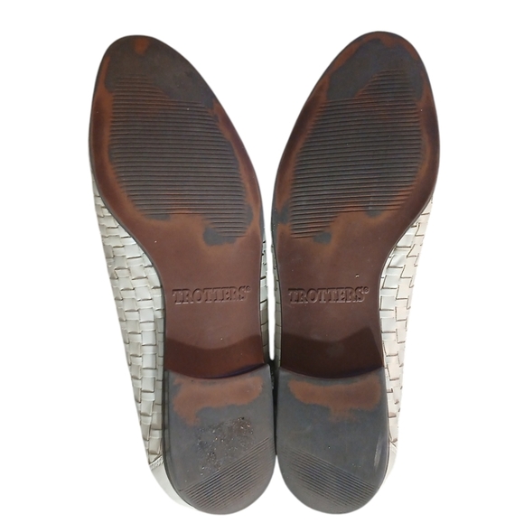 Trotters Woven Leather Loafers Women's Flats Size 8.5 - Picture 8 of 13